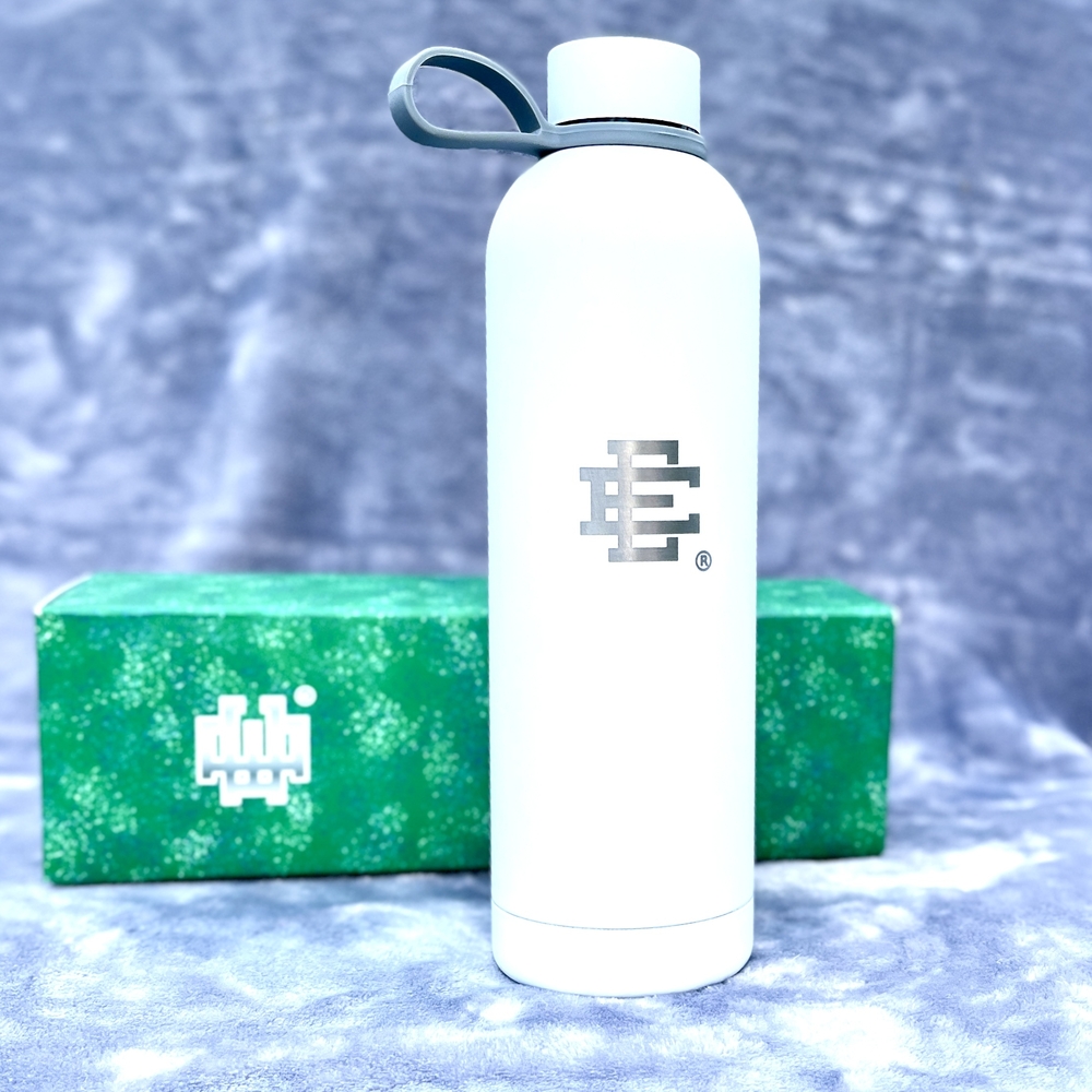 Eric Emanuel Unreleased!!! Brand New White Insulated Water Bottle with Logo